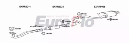 Система выпуска ОГ EuroFlo RR82020 2001B